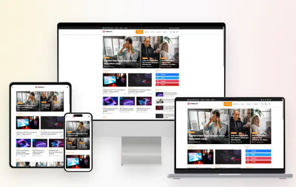 Wordpress Modern Kişisel Blog Niche Tema