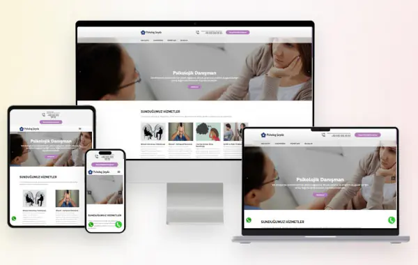 Psikolog & Terapist Website Scripti: Danışan Kazandıran Profesyonel Web Çözümü