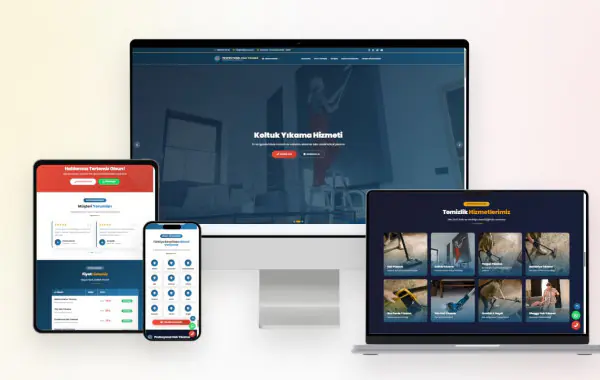 Koltuk & Halı Yıkama Firması Website Yazılımı