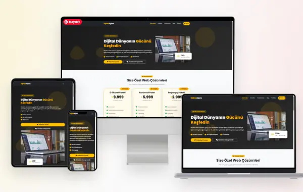 Yeni Nesil Modern Dijital Ajans Web Yazılımı