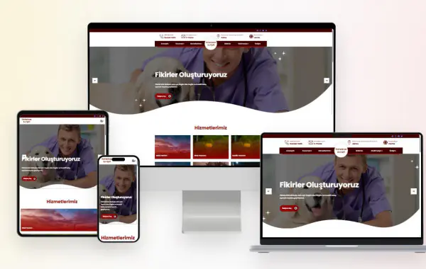 Veteriner Kliniği Hazır Website Yazılımı v4