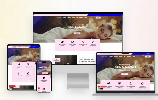 Spa & Masaj Salonu Hazır Website Yazılımı