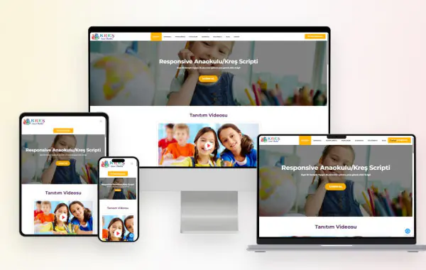 Kreş Anaokulu Website Yazılımı v3