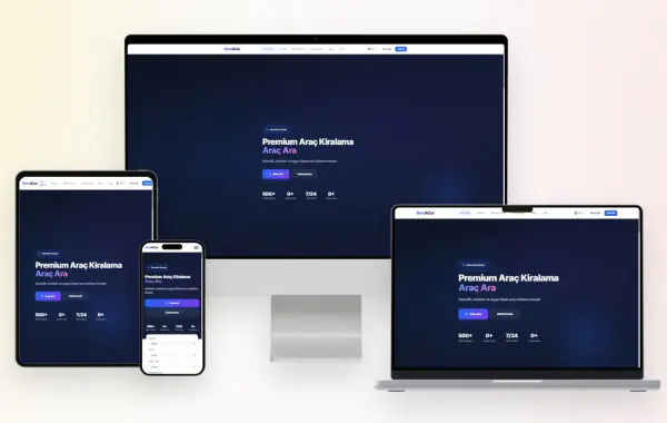 Premium Araç Kiralama Rent Website Yazılımı