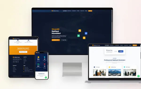 Ambar & Nakliyat Firması Website Yazılımı