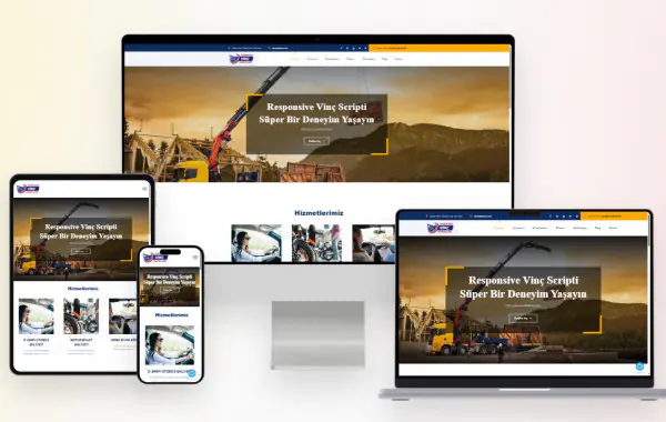 Vinçle Ev Taşıma Firması Website Yazılımı